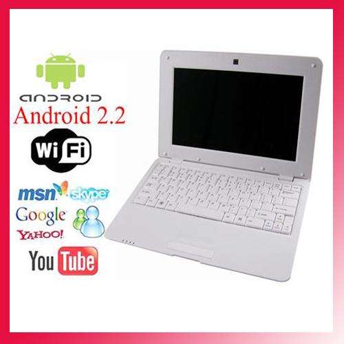 New 10.1" Mini Google Android 2.2 Laptop Netbook VIA8650 CPU 256M RAM WIFI Camera