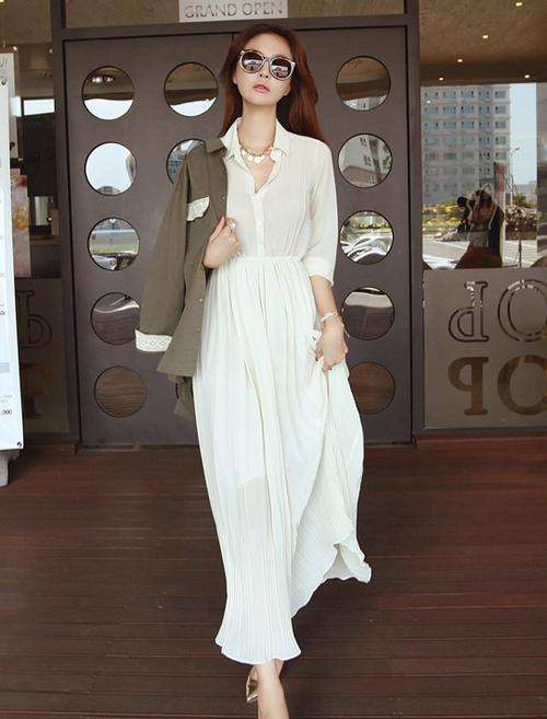 Chiffon Dress   ONE SIZE