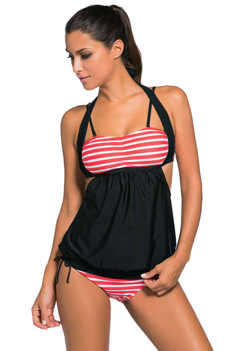 Splice Tankini Swimsuit  - S/M/L/XL/2XL