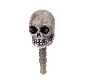 Skull Design 3.5 mm Dustproof Ear Cap for for iPhone 4G/4GS/iPad/HTC/Samsung etc (In Stock)