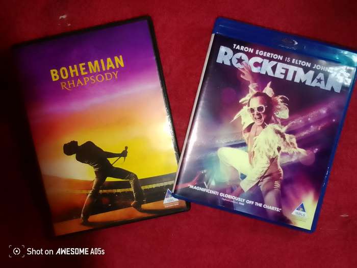 Elton John Rocketmand blu-ray / Queen Bohemian Rhapsody DVD all EX