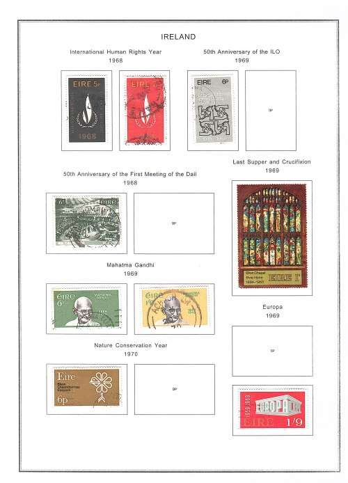 Ireland 1961 -1970 on Steiner album pages