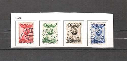 Netherlands - 1935 Child Care (Scott B82-B85)