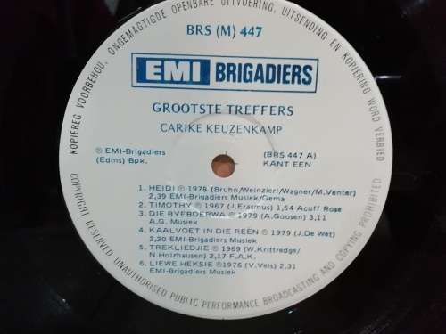 Carike Keuzenkamp Grootste Treffers LP
