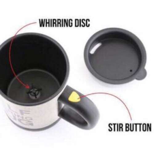 SELF STIRRING MUG (AUTOMATIC STAINLESS STEEL)