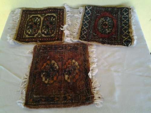 three small stunning table mats