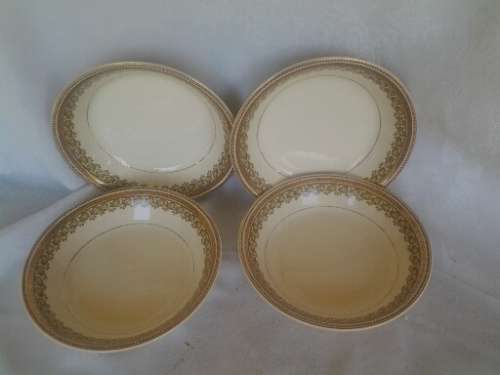four vintage John Murdock porcelain soup bowls