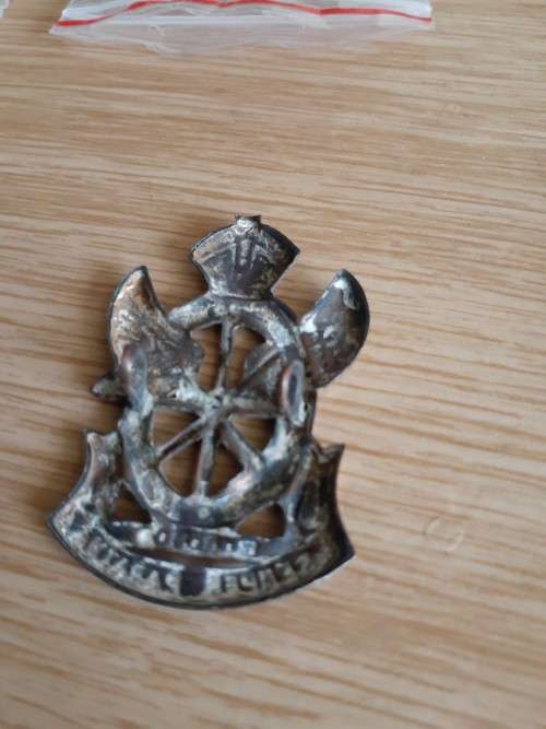 SA Railways and Harbour Brigade WWII cap badge