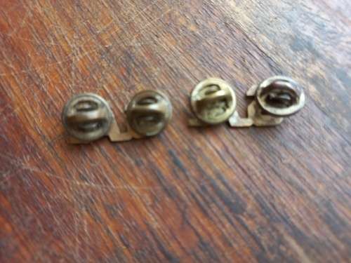SADF SA Infantry, brass `SA` collars pair