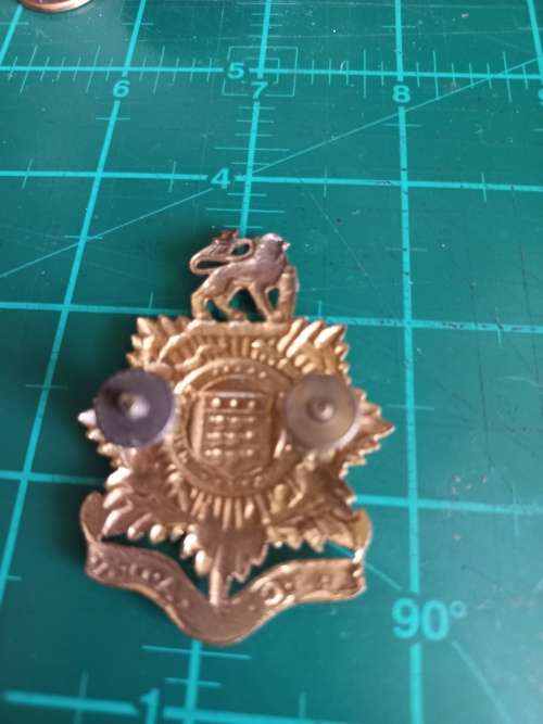 SADF Admin Services Corps brass cap badge
