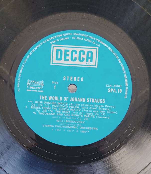 LP - Johann Strauss - The World of Johann Strauss