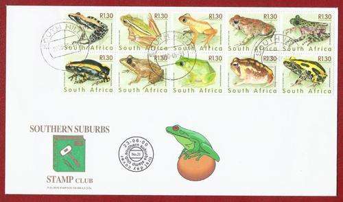 Limited Edition (only printed) Rare SSSC FDC 21a - Frogs - large cds