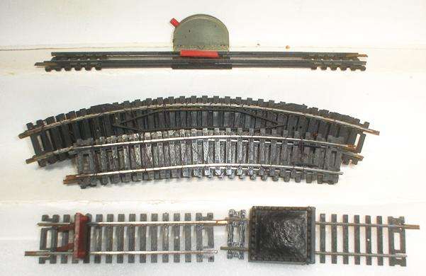 LIMA HO TRACK: 8pc Mixed Used Metal Track in fair condition (made in Italy)