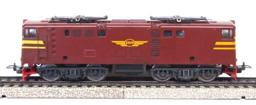LIMA HO: SAR Class E-5 E919 Trans Karoo Brown Elect Locomotive in Good unboxed condition(Italy)