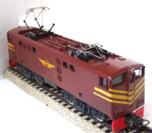 LIMA HO: SAR Class E-5 E919 Trans Karoo Brown Elect Locomotive in Good unboxed condition(Italy)