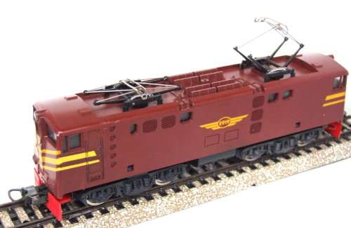 LIMA HO: SAR Class E-5 E919 Trans Karoo Brown Elect Locomotive in Good unboxed condition(Italy)