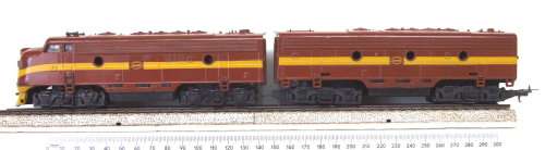 LIFE LIKE HO: SAR 34-207 Diesel Loco Set in Fair un-boxed condition (HKong)