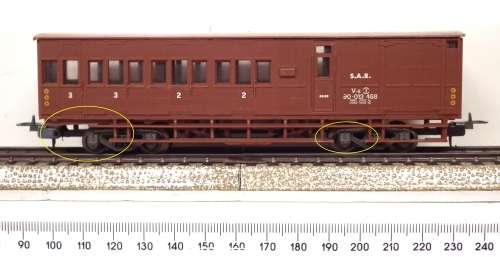 LIMA HO:  Vintage V8 Conductor Van in Fair Un- Boxed condition(Italy)