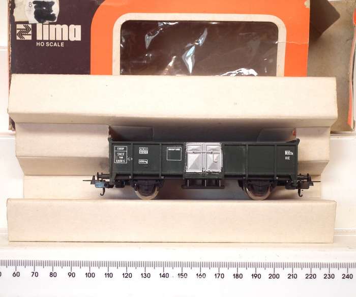 LIMA HO: SNCF Coal Wagon in Good Used Boxed condition (Italy)