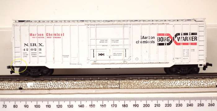 ATHEARN HO: `Marbone Chemical 60` Reefer in Good un-boxed and Used condition.