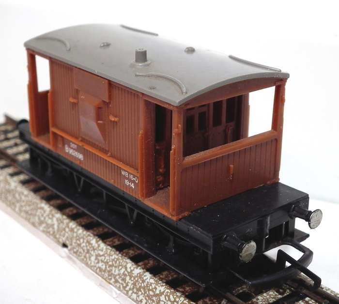 TRI-ANG OO:  English  16t Brake Van in Good, Used Un-boxed condition(England)