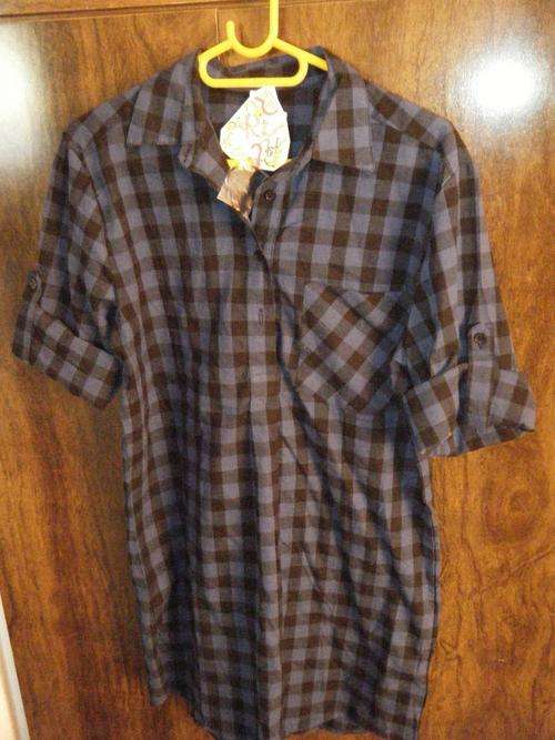 BRAND NEW (with tags) Women's Check Tunic - Size Large (L)