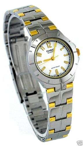 CASIO - Women's Two Tone, 30M Water Resistant, Casual Analog Watch