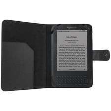 BLACK  CASE COVER WALLET FOR AMAZON KINDLE 3 + SP