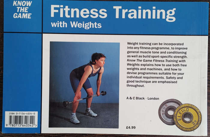 Fitness Training with Weights - SOFT COVER