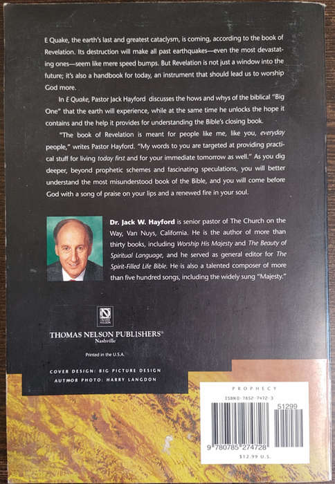 Equake by Jack Hayford - SOFT COVER