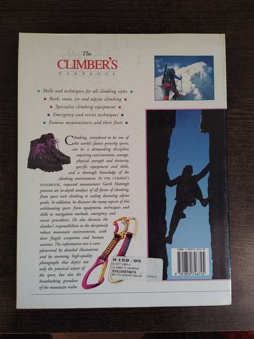 The Climber`s Handbook by Garth Hattingh - SOFT COVER