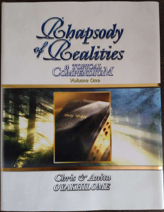 Rhapsody of Realities: A Topical Compendium Vol. 1 by Chris & Anita Oyakhilome - HARD COVER