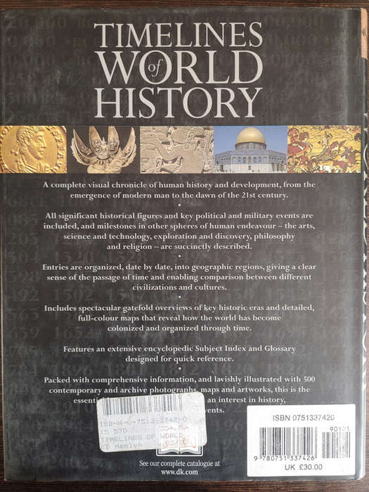 Timelines of World History - HARD COVER