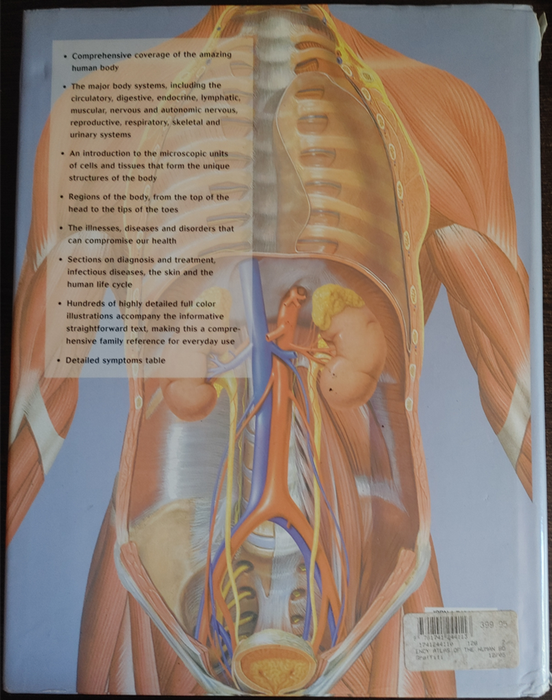 The Encyclopedic Atlas of the Human Body by Janet Parker - HAED COVER