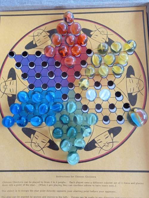 Chinese Checkers - made in Massachusetts