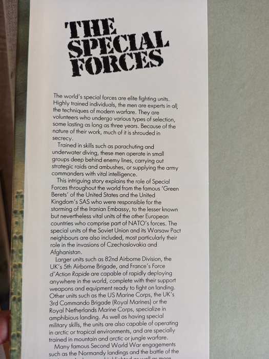 Special Forces: A History of the World`s Elite Fighting Units - Peter Macdonald