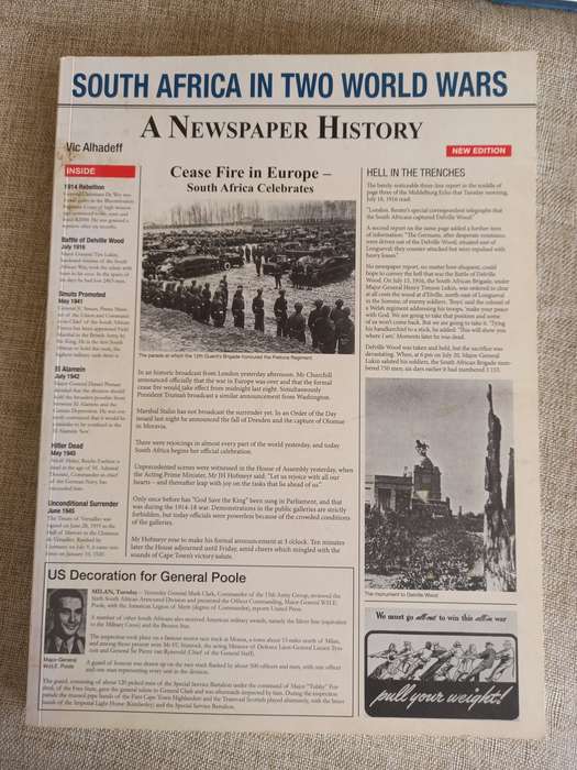 South Africa in Two World Wars: A Newspaper History (Paperback) - Vic Alhadeff