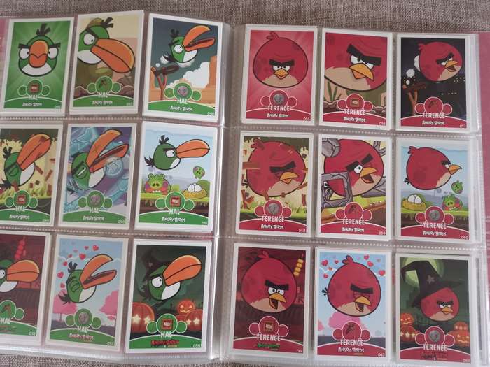 Angry Birds Collectors set trading cards