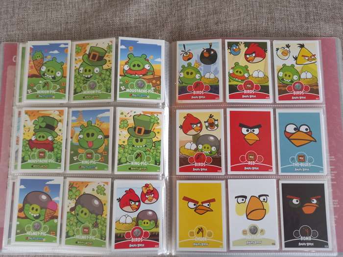 Angry Birds Collectors set trading cards