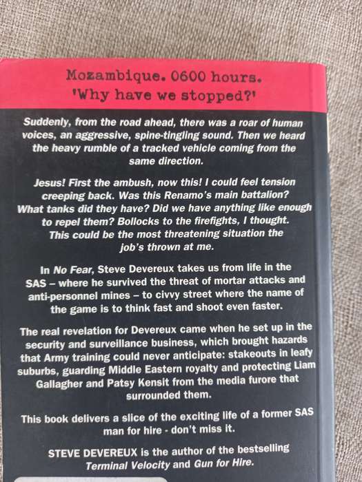 No Fear - the true story of my deadly life after the SAS - Steve Devereux