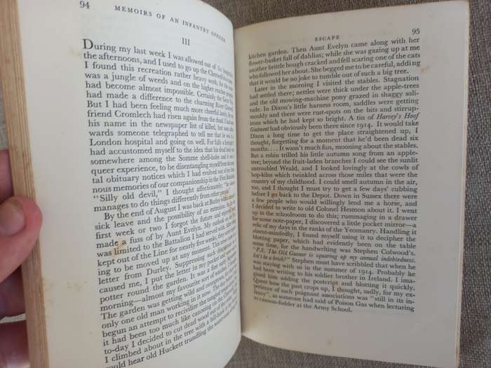 Memoirs of an Infantry Officer - Siegried Sassoon