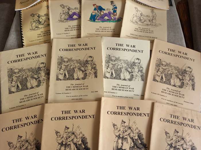 The War Correspondent - The Journal of the Crimean War Research Society x 29 mags