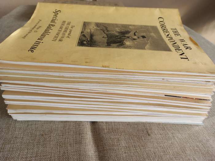 The War Correspondent - The Journal of the Crimean War Research Society x 29 mags