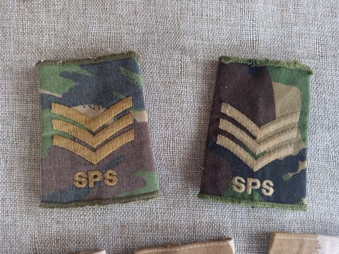 British Army Sergeant rank slides - SPS
