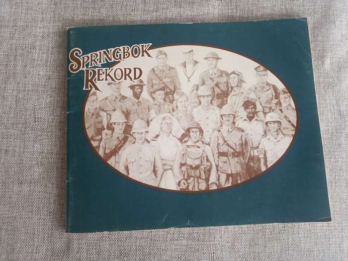 SPRINGBOK RECORD An exhibition 75 years of the history of the Defence Force - 1987 (english/Afrikaan