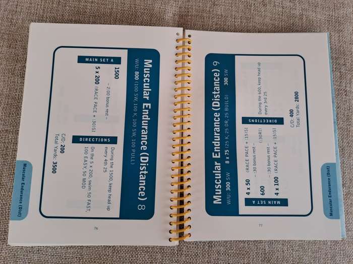 Workouts - in a binder - swim workouts for Triathletes - Gale Bernhardt and Nick Hansen