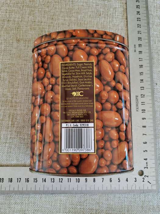 Chocoholics Mixed Nuts Collectors Tin