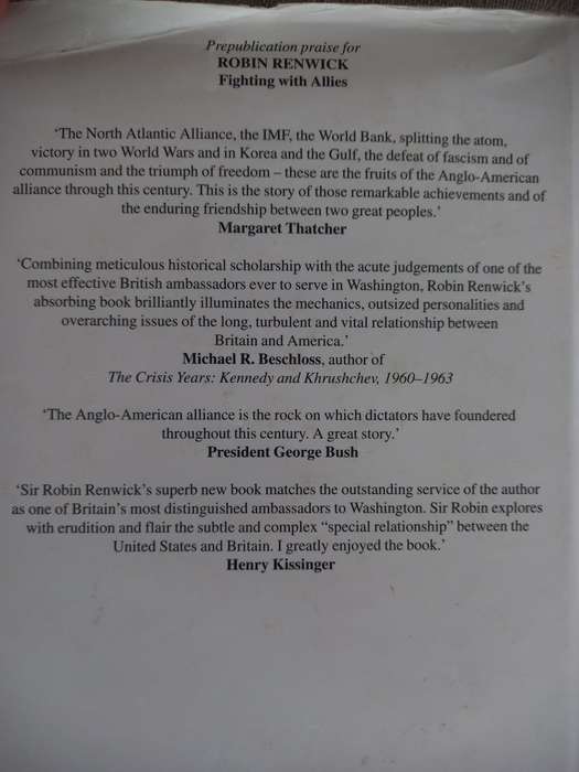 Fighting with Allies - America and Britain in Peace and War - Robin Renwick