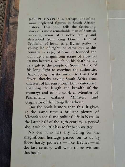 Joseph Baynes Pioneer - R.O. Pearse