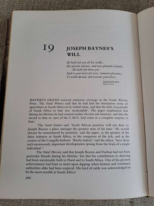 Joseph Baynes Pioneer - R.O. Pearse